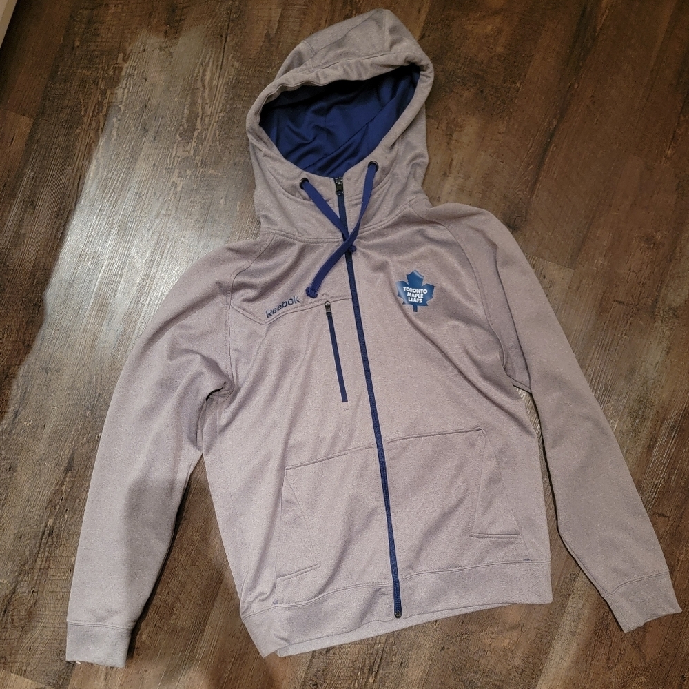 Reebok Maple Leafs Zip Up Hoodie